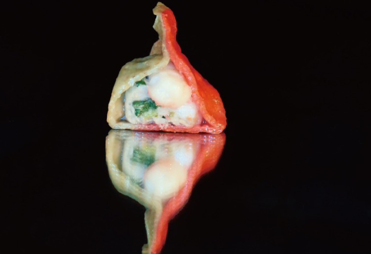香菜明蝦餃子